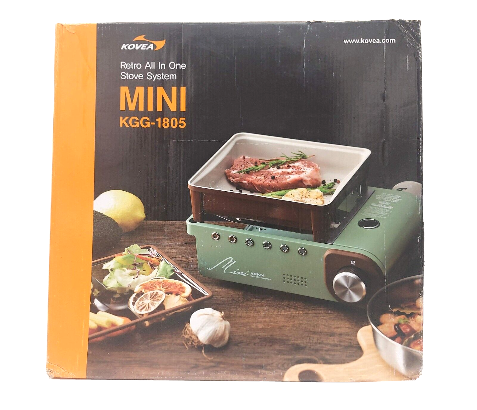 KOVEA MINI KGG-1805 GAS STOVE RETRO ALL IN ONE STOVE SYSTEM 