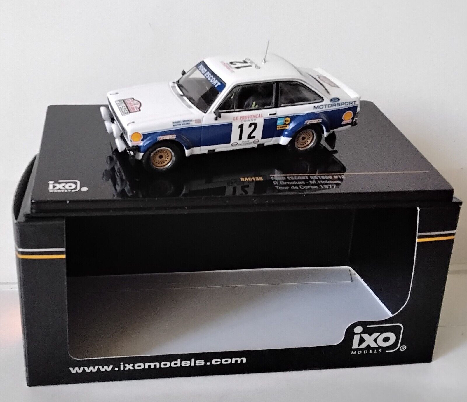 Ford Escort RS 1800 #12 Tour De Corse 1977 Brookes Holmes