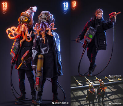 BLACK 13 PARK B13 Octopus Brother 1/6 Action Figure Model In Stock