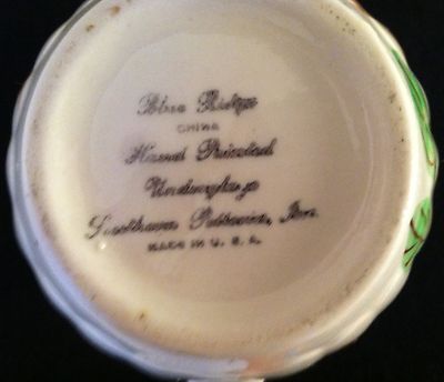 Blue Ridge China Pitcher Hand Painted Roses