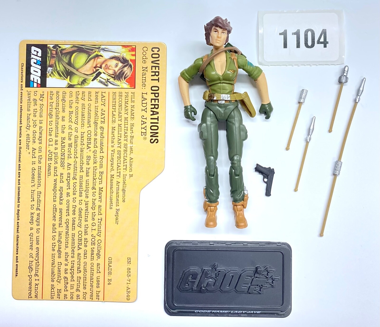 新品未開封 G.I.ジョー LADY JAYE 3.75インチ フィギュア Amazon.com: G.I. Joe 25th Anniversary: Lady Jaye (Covert