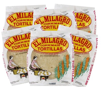 El Milagro Classic Corn Maiz Natural Soft Tortillas for Tacos, Cooking, etc -...