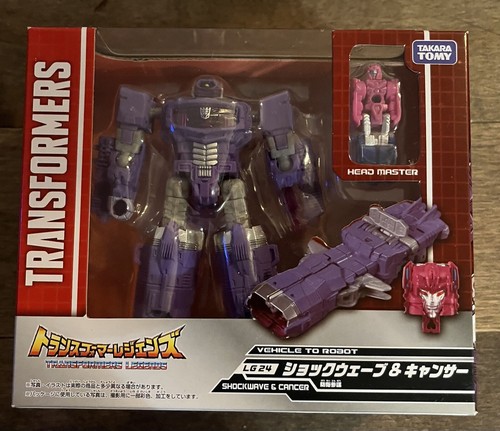トランスフォーマー Transformers フィギュアセット 開封 Genuine Takara Tomy Japan Transformer Legend Headmaster SHOCKWAVE+