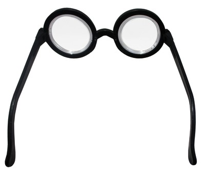 Nerd Glasses Round Bubbles Glasses Bug Eyes Specs Coke Bottle Costume Goggles