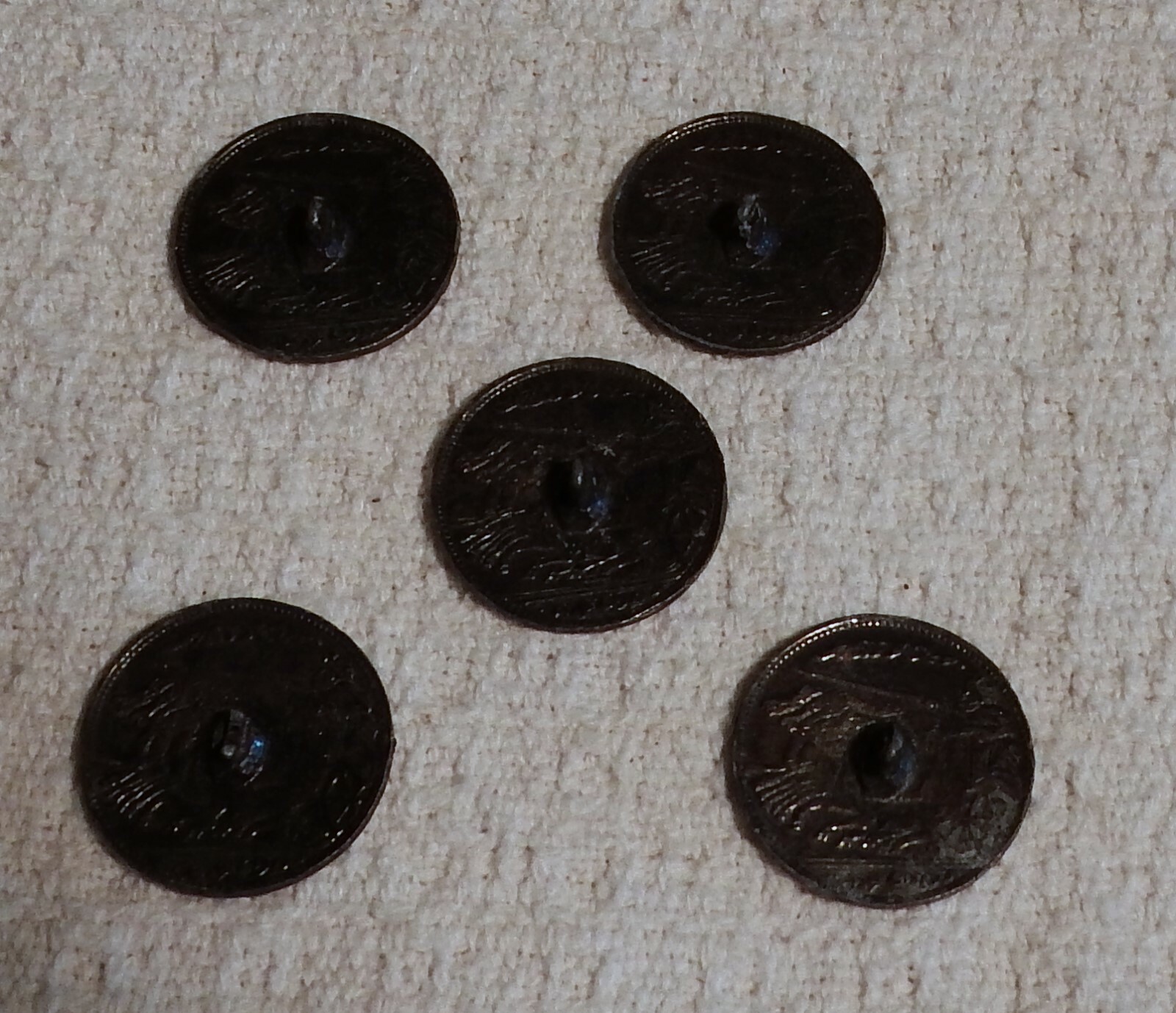Alexander the Great Buttons Set of Five