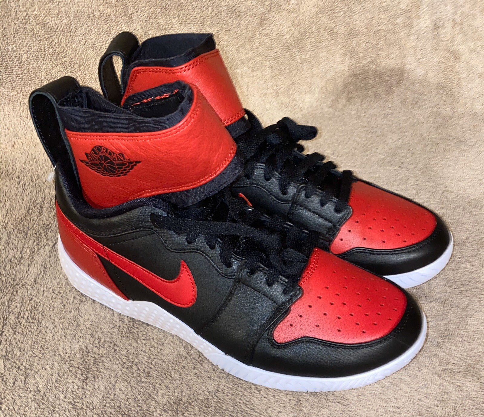 Pre-owned Nike Flare Lg Qs Aj1 Air Jordan Serena Williams Women's Size 11 [878458-023] In Black