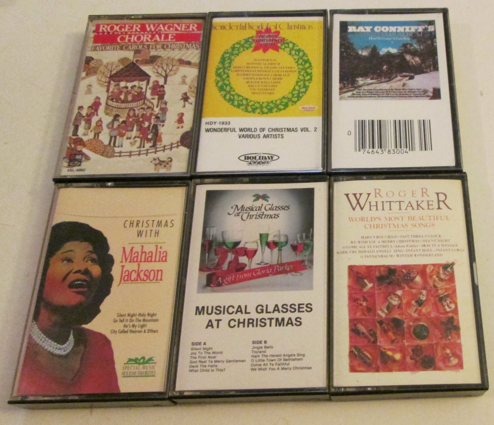 HUGE Lot of 60 Christmas & Holiday Music Audio Cassette Tapes Vintage Xmas Retro