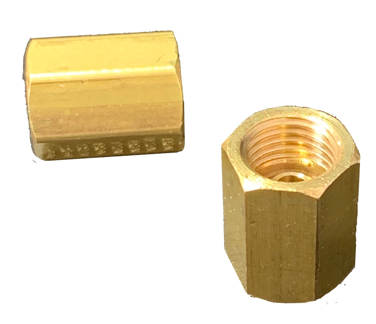 SS Brake Line Adapters, GM style M/C 3/824 to1/220 & 9/1618 fittings