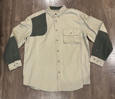 NWT Gander Mountain Guide Series Men's Size XL Heavy cotton shooting shirt E2