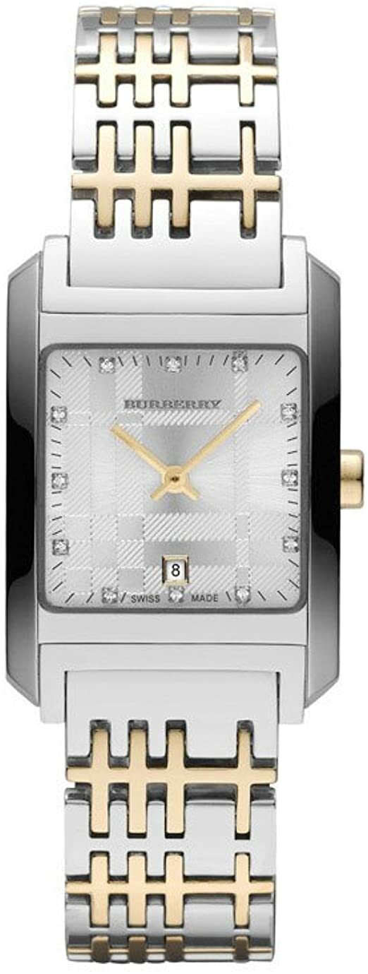 Burberry BU1365 レディース時計 シルバーウォッチ デイト 楽天