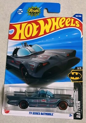Hot Wheels 2025 Case E TV SERIES BATMOBILE Batman #103 LONG Card Protector FREE