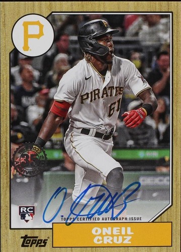 Oneil Cruz, 2023 Topps Series 1, Team Logo Black Patch TLP
