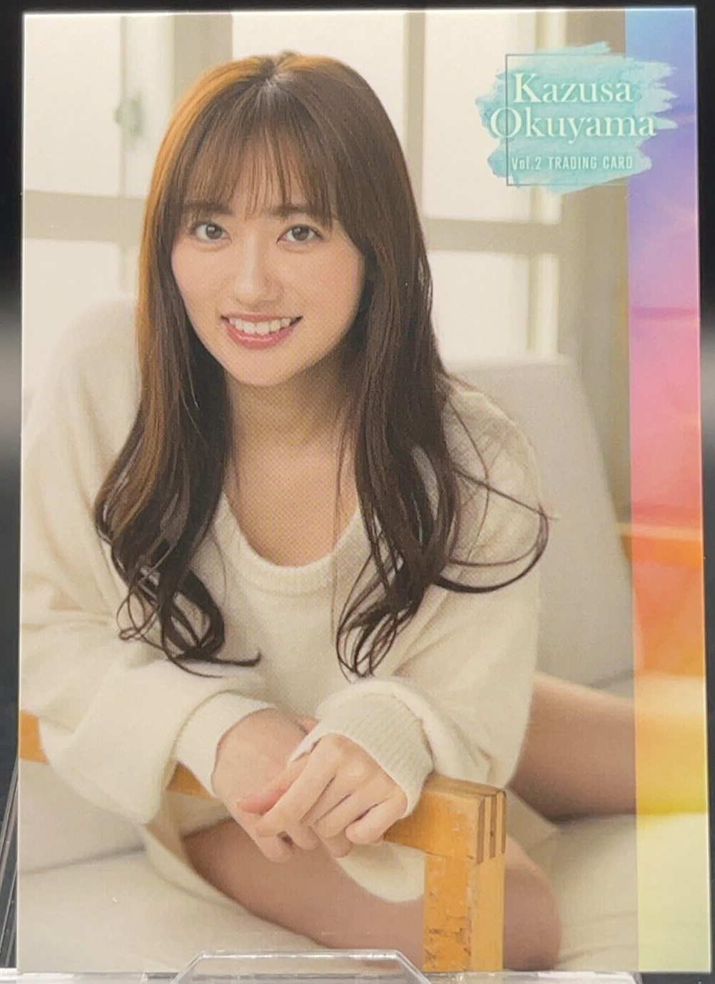 weesa 日本博トレカ Kazusa Okuyama Trading Photo Card Rare Japanese Gravure Idol