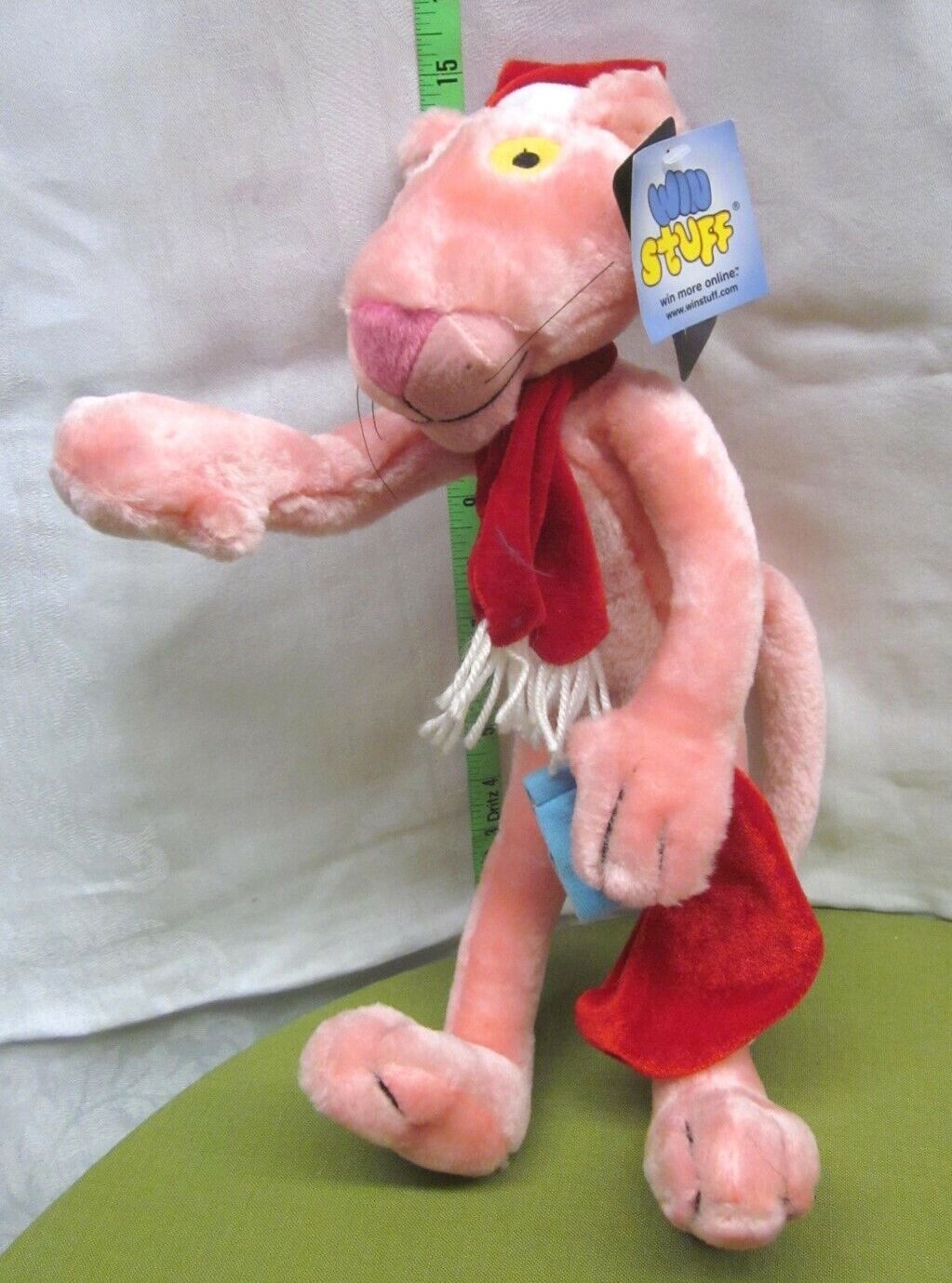 PINK PANTHER Santa Claus plush Christmas stuffed animal NWT toy 2002 PINK PANTHER Santa Claus plush Christmas stuffed animal NWT toy 2002