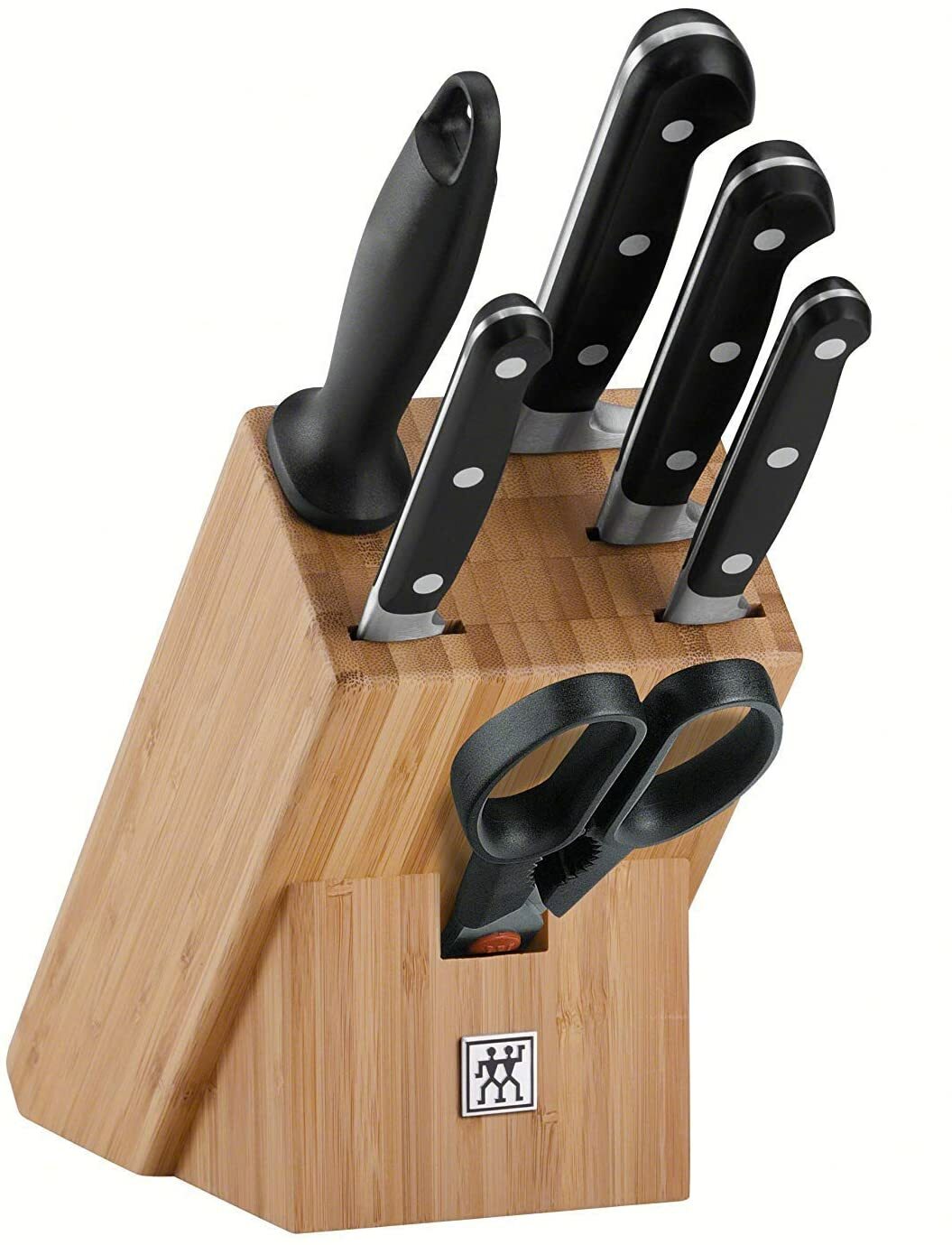 Zwilling Professional S Messerblock Küchenmesser Messer Block Schere Bambus 7tlg