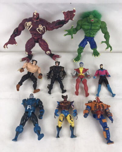 Vintage Mixed Lot of 9 Marvel 1990s Action Figures ToyBiz | eBay Vintage Mixed Lot of 9 Marvel 1990s Action Figures ToyBiz | eBay