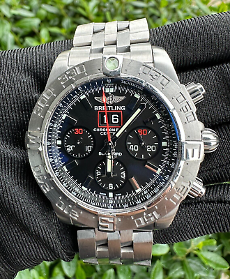 Breitling Chronomat Blackbird A44360 Big Date Steel Automatic 44MM