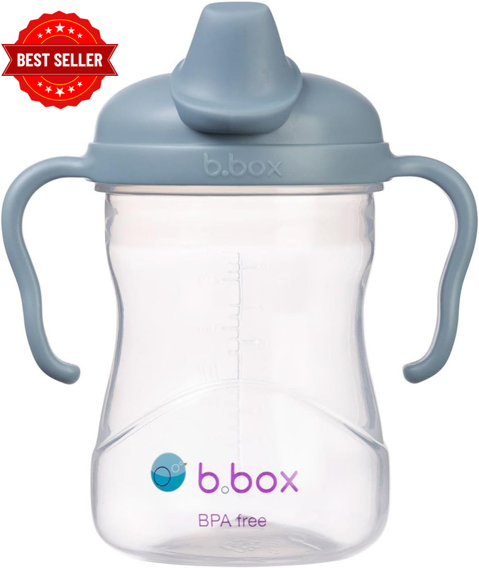 Baby Transition Spout Cup, BPA Free, Leak Proof, Easy-Grip Handles, Silicone Spo