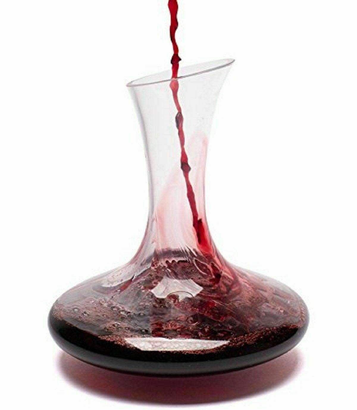 Decanter per Vino in Vetro 2 Litri Aeratore Sommelier Enoteca Ristorante sus