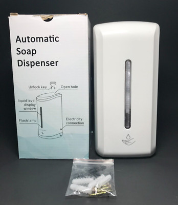 Handsfree Automatic Liquid Soap Dispenser Touchless IR Sensor Wall Mount 850 ML