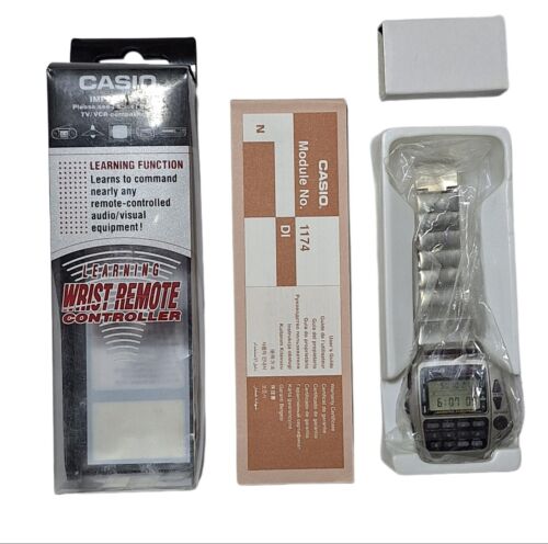 Pre-owned Casio Vintage  Cmd-40 1174 Tv Remote Controller Digital Calculator Watch Complete