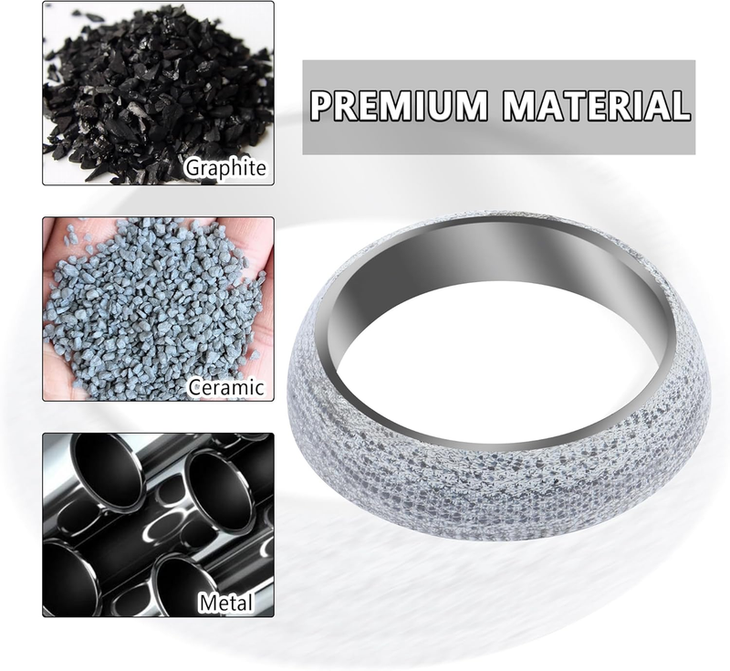 ID 60mm Car Exhaust Gasket,Automotive Replacement Exhaust Flange Gasket Exhaust