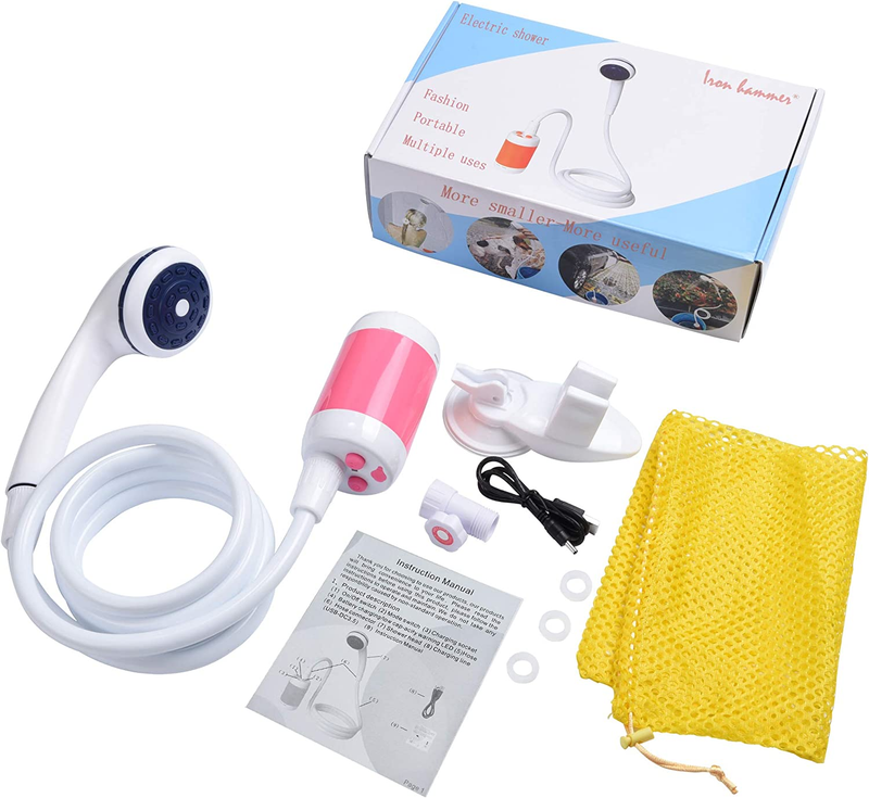 Iron Hammer Portable Shower Camp Shower Rechargeable Shower Camping Shower Pet S