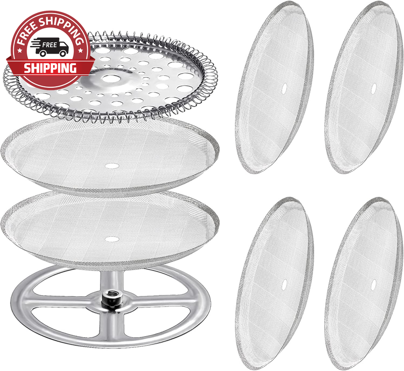 Filter Replacement Parts Includes 6 Pieces Mesh French Pre