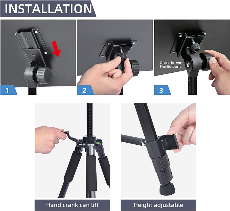 Projector Tripod Stand, Laptop Tripod Stand, Outdoor Projector Stand Adjustable