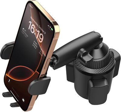 APPS2Car Handyhalterung Auto Getränkehalter Auto LKW Verstellbar Langer Arm