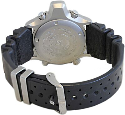 Pre-owned Citizen Black Mens Analogue-digital Watch Promaster Aqualand Jp2000-08e