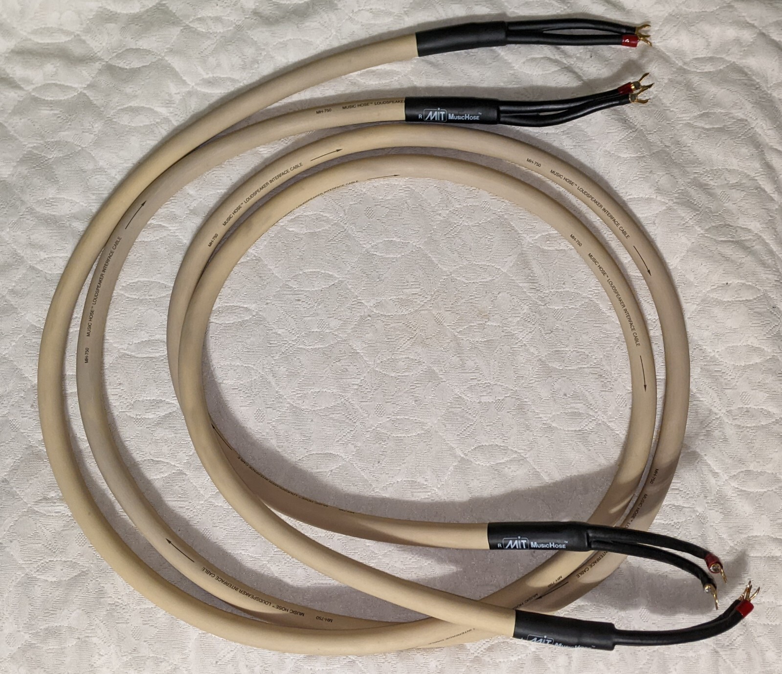 MUSIC HOSE MH-750 スピーカーケーブルMIT MIT MH -750 Music Hose Loudspeaker Interface cables 9 FT