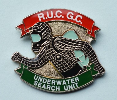 RUC Royal Ulster Constabulary G.C. UNDERWATER SEARCH UNIT Pin Badge