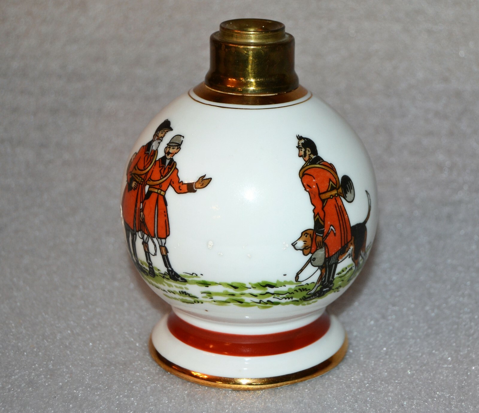 1965 LAMPE BERGER Paris France LIMOGES COULEUV Catalytic Fragrance Lamp    t3