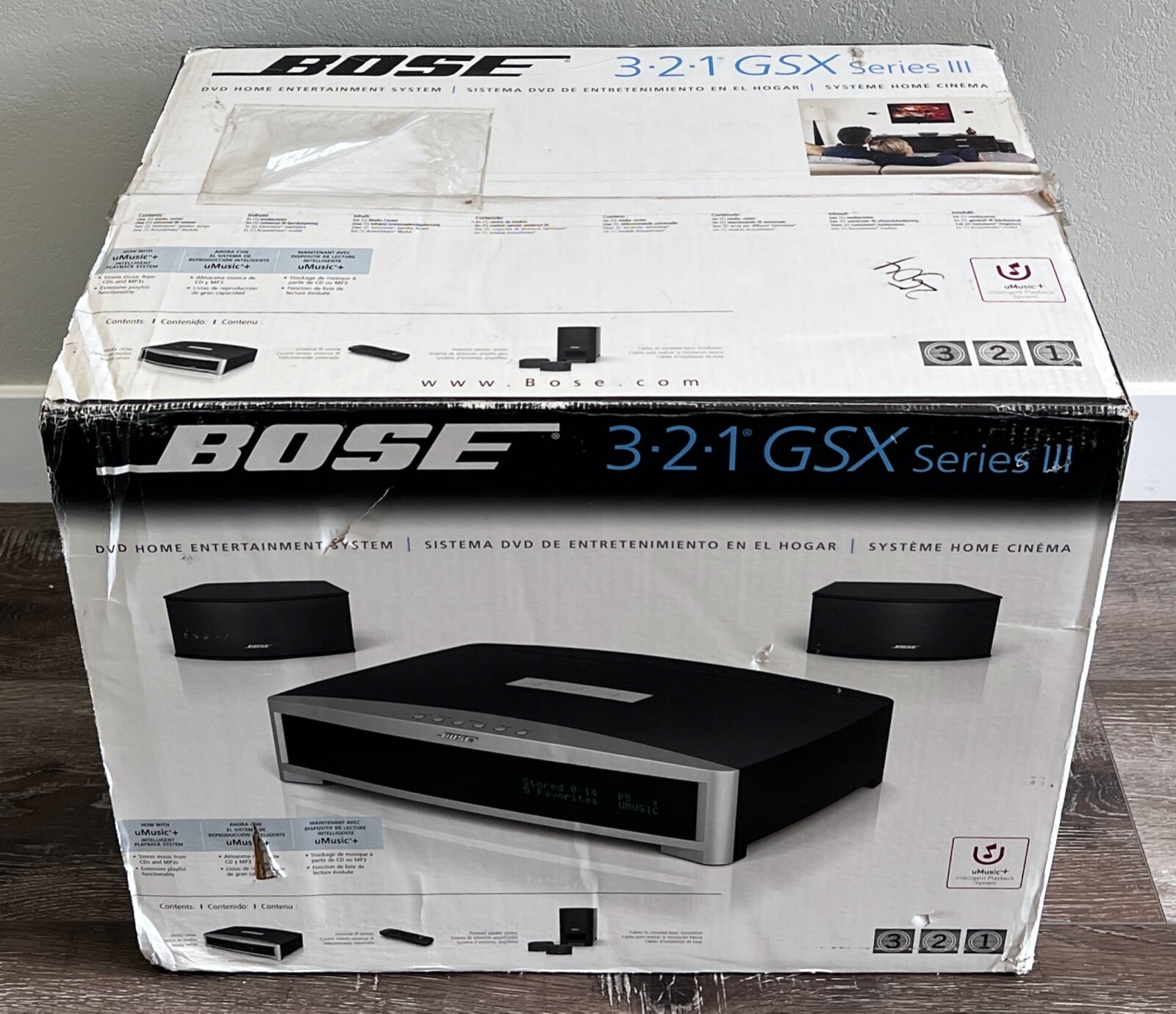 BOSE 3-2-1 Ⅱ GSX Powerd Speaker System BOSE 3-2-1 GSX Series III Home Entertainment System | eBay