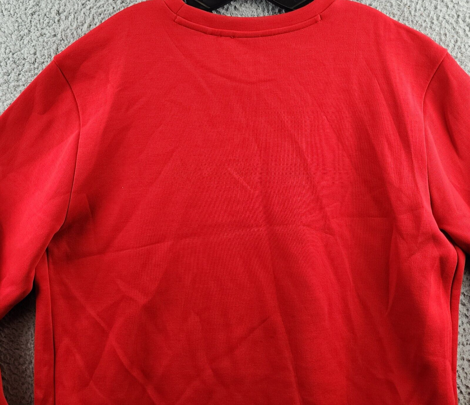 Hugo Boss Rhinestone Logo Sweatshirt Men's XL Bright Red