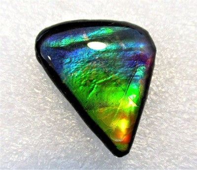 AMMOLITE DOUBLE-SIDED GEMSTONE 22mm x 19mm