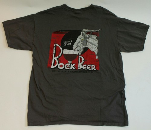 Vintage YUENGLING BOCK BEER Mens Large BREWERY BREWING CRAFT