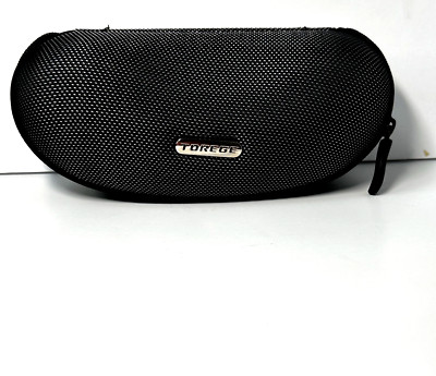 TOREGE Sunglasses Clam Shell Hard Case & Accessories ONLY, no glasses.  NEW