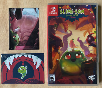 SLIME SAN SUPERSLIME EDITION w/ Cards Limited Run Games LRG #6 BRAND NEW Switch