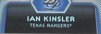 2012 Bowman Platinum - Ian Kinsler #CES-IK
