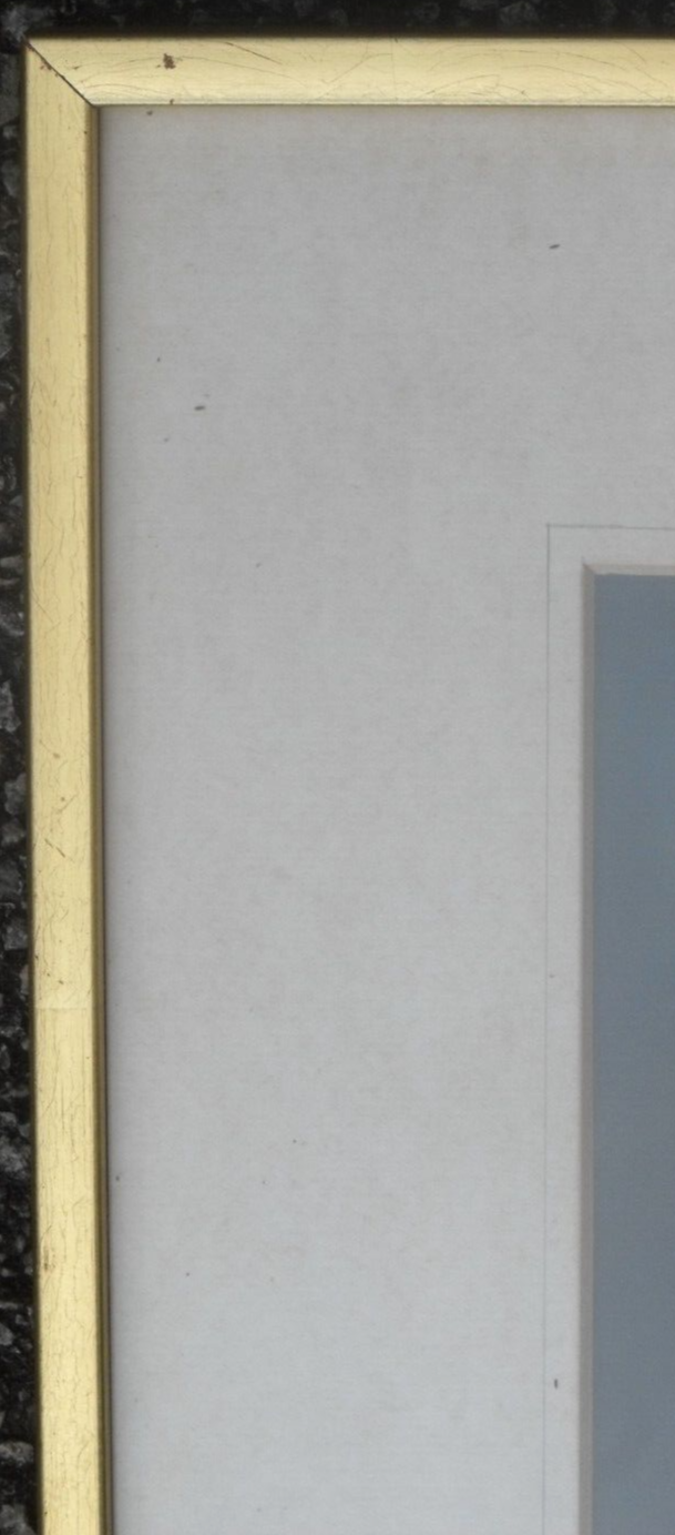 BRIAN YALE (1936 - 2009) - Original Gouache Painting - Storm Clouds. Beach Scene