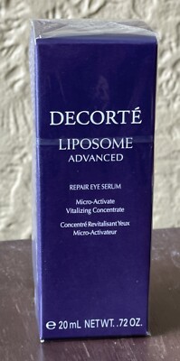 Decorte Liposome Advanced Repair Eye Serum .72 oz 20 ml New In Box Sealed