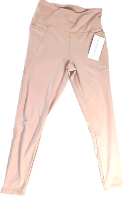 NWT $40 Danskin Women's High Waisted 7/8 Performance Leggings Size M Maple sugar
