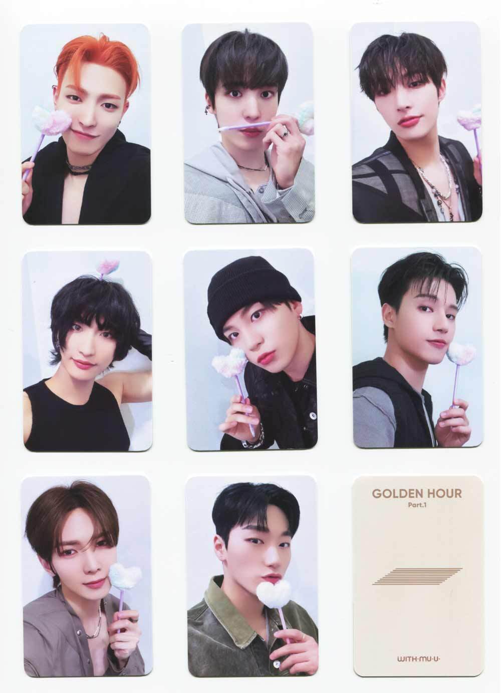 最安！ATEEZ GOLDEN HOUR withmuu トレカ サン K IDOL - ATEEZ - GOLDEN HOUR : Part. 1 - Photobook Version ❤️
