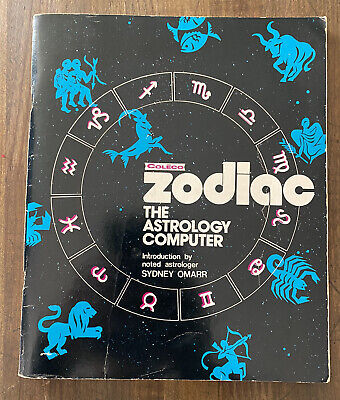 Vintage 1979 COLECO ZODIAC Astrology Computer Instructions/Manual ONLY