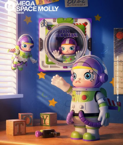 新品 MEGA SPACE MOLLY 400% Buzz Lightyear AUTHENTIC MEGA SPACE MOLLY 400% BUZZ LIGHTYEAR FIGURE GIFT