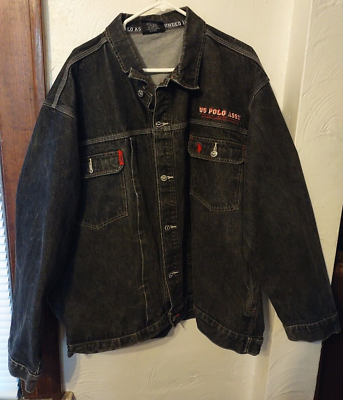 Polo black top denim jacket
