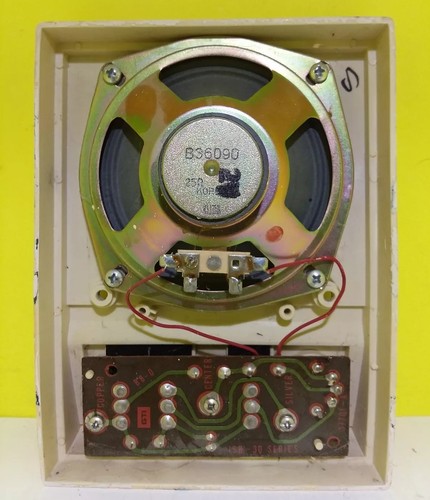 Reclaimed Vintage Nutone Scovill Door Speaker/Radio Intercom Ivory & Walnut