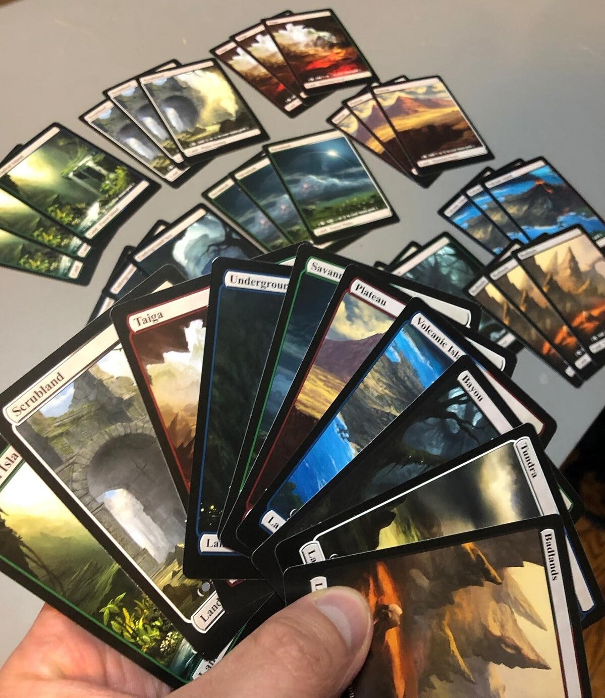 『MTG』デュアルランド　ドイツ語　scrubland MTG』デュアルランド ドイツ語 scrubland MTG』デュアルランド